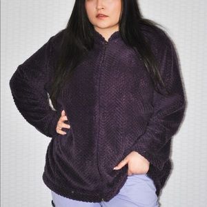 Stan Herman Purple fuzzy jacket (XXL)